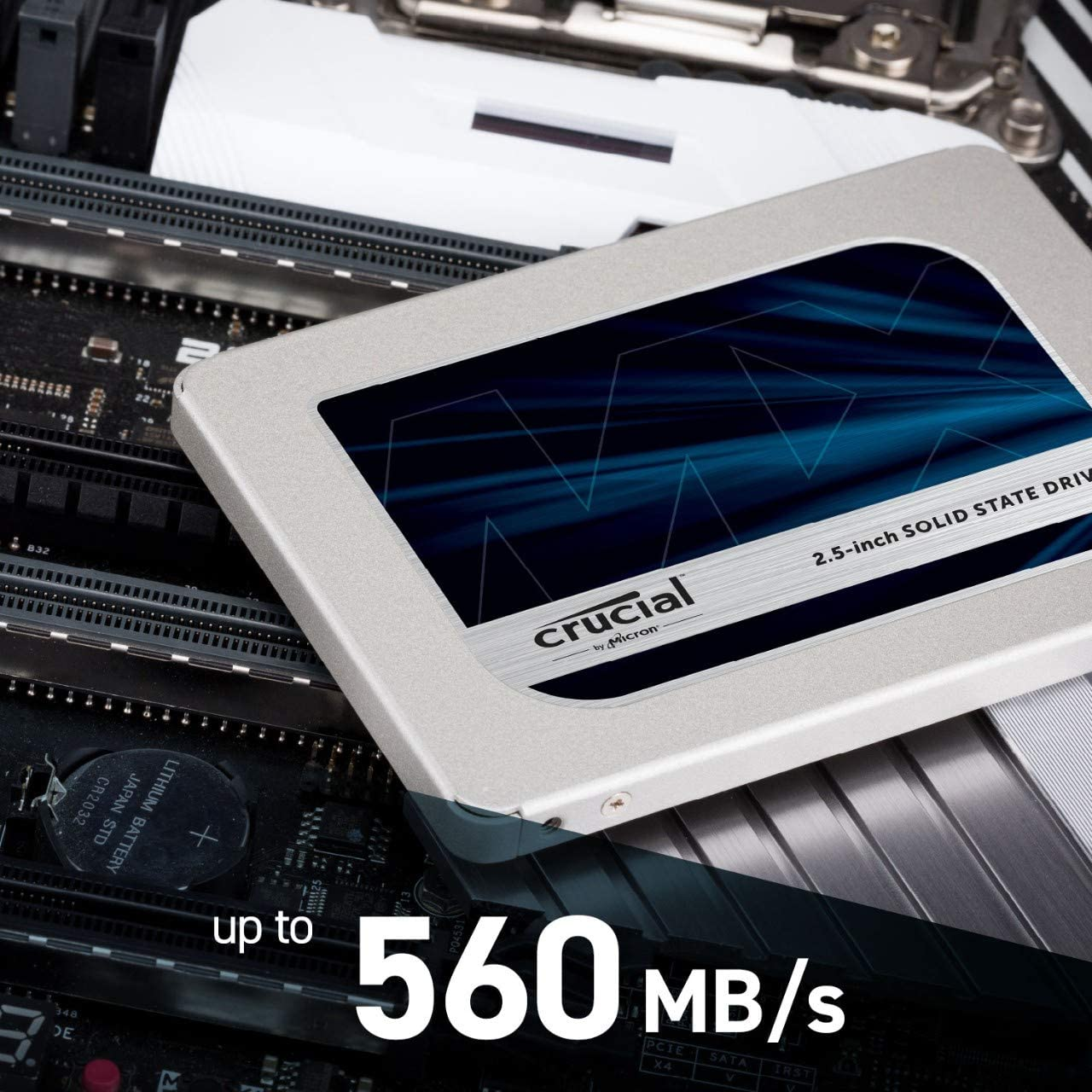 Crucial MX500 250GB 3D NAND SATA 2.5 Inch Internal SSD, up to 560MB/s -  CT250MX500SSD1(Z) 