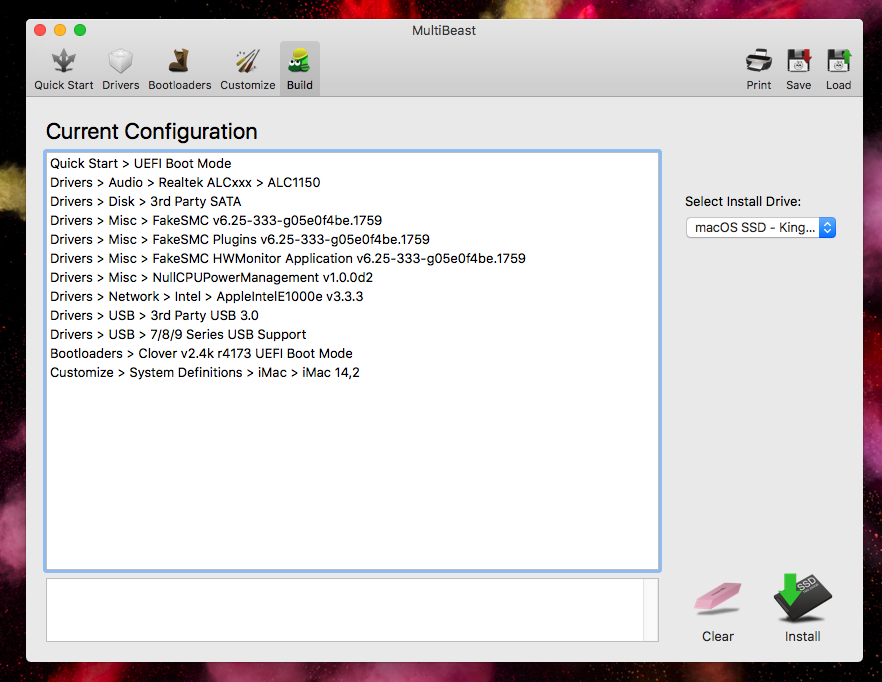 MultiBeast macOS Sierra Configuration.png