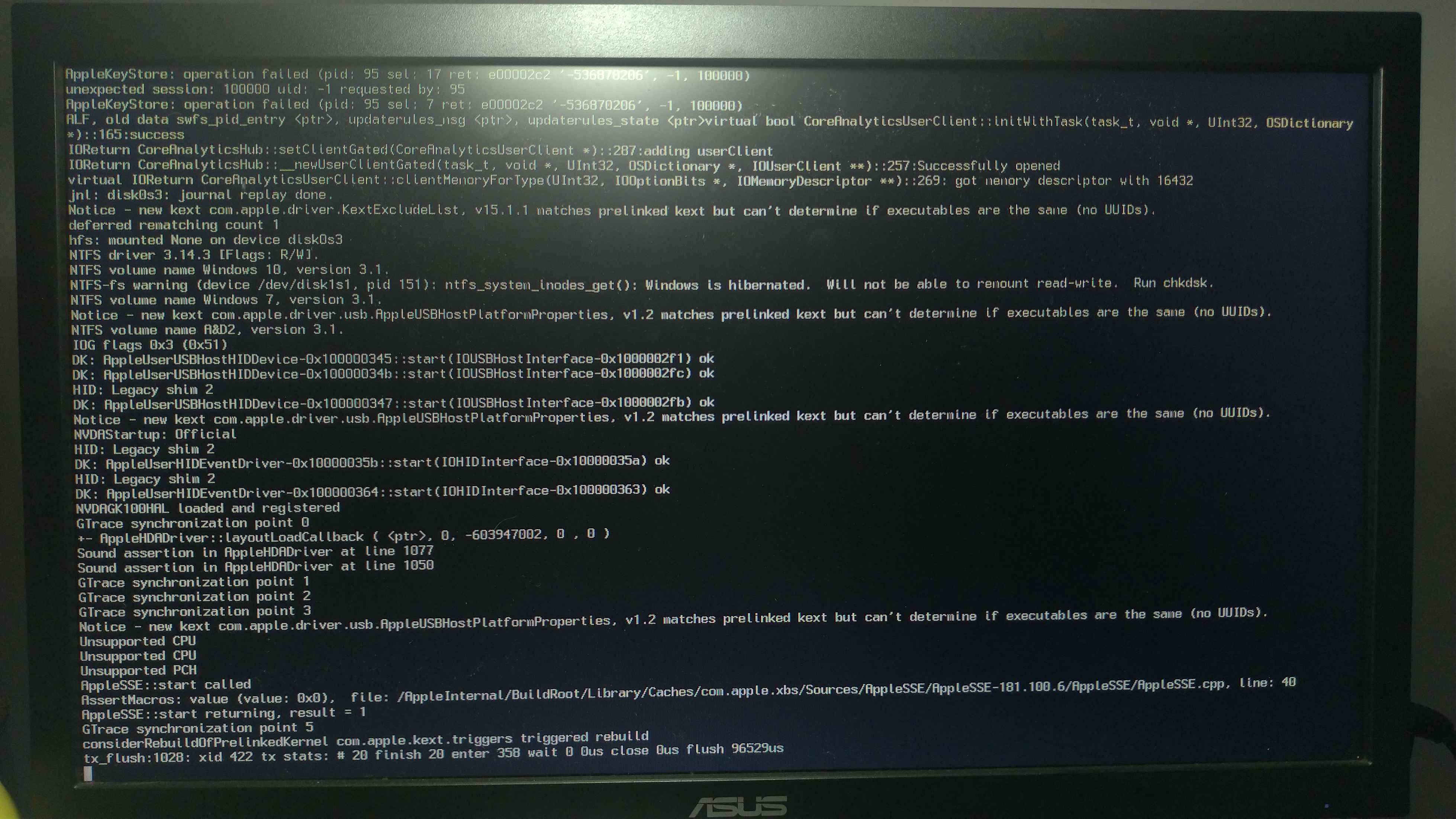 gray screen with cursor when boot | tonymacx86.com