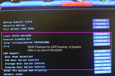 2.My BIOS Features UEFI Booting GA-H77M-DS3H.png