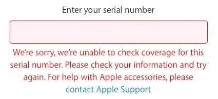 Serial Number Unable to Check.jpg