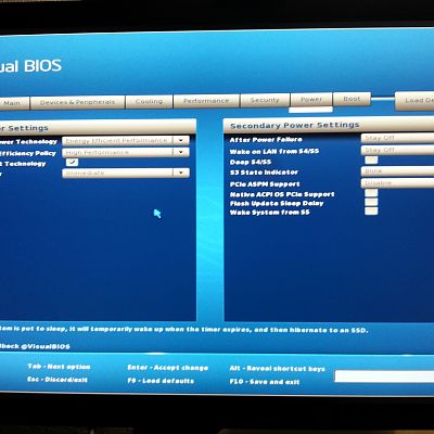 Intel DH77DF BIOS Settings