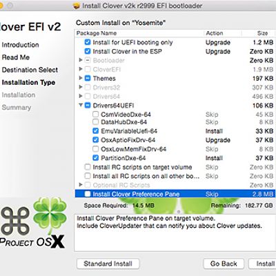 Clover USB Install T