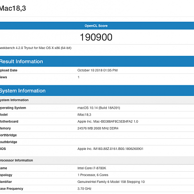 OpenCL Geekbench