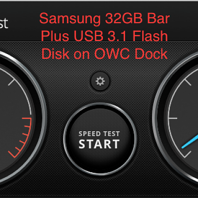 Samsung Bar Plus 32GB USB Flash Disk Speed Test 2