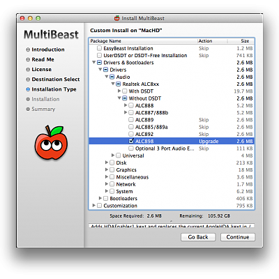 MultiBeast 5.2.1 Update to 10.8.3 Combo Update