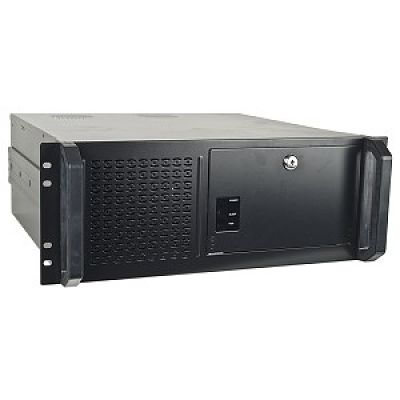 Rackmount server chassis: Logisys 4801 All Black 4U Industrial Rackmount Cases CS4801BK Black