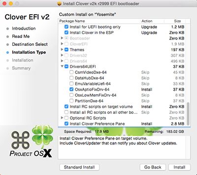 Clover HDD Install T