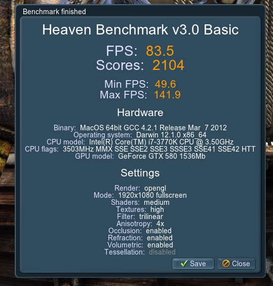 Heaven Benchmark v3